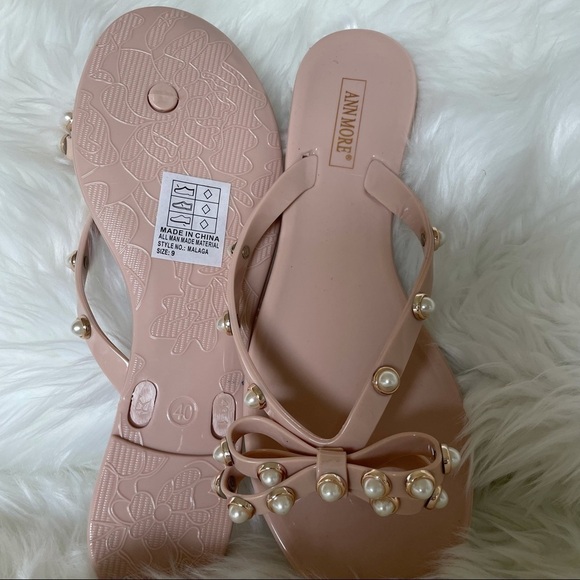 Ann More Jelly and Pearls Sandals Size 40 - Picture 7 of 10